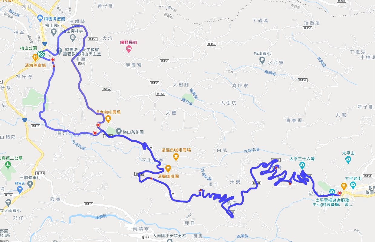 21 梅山太平雲梯登高路跑 活動簡章