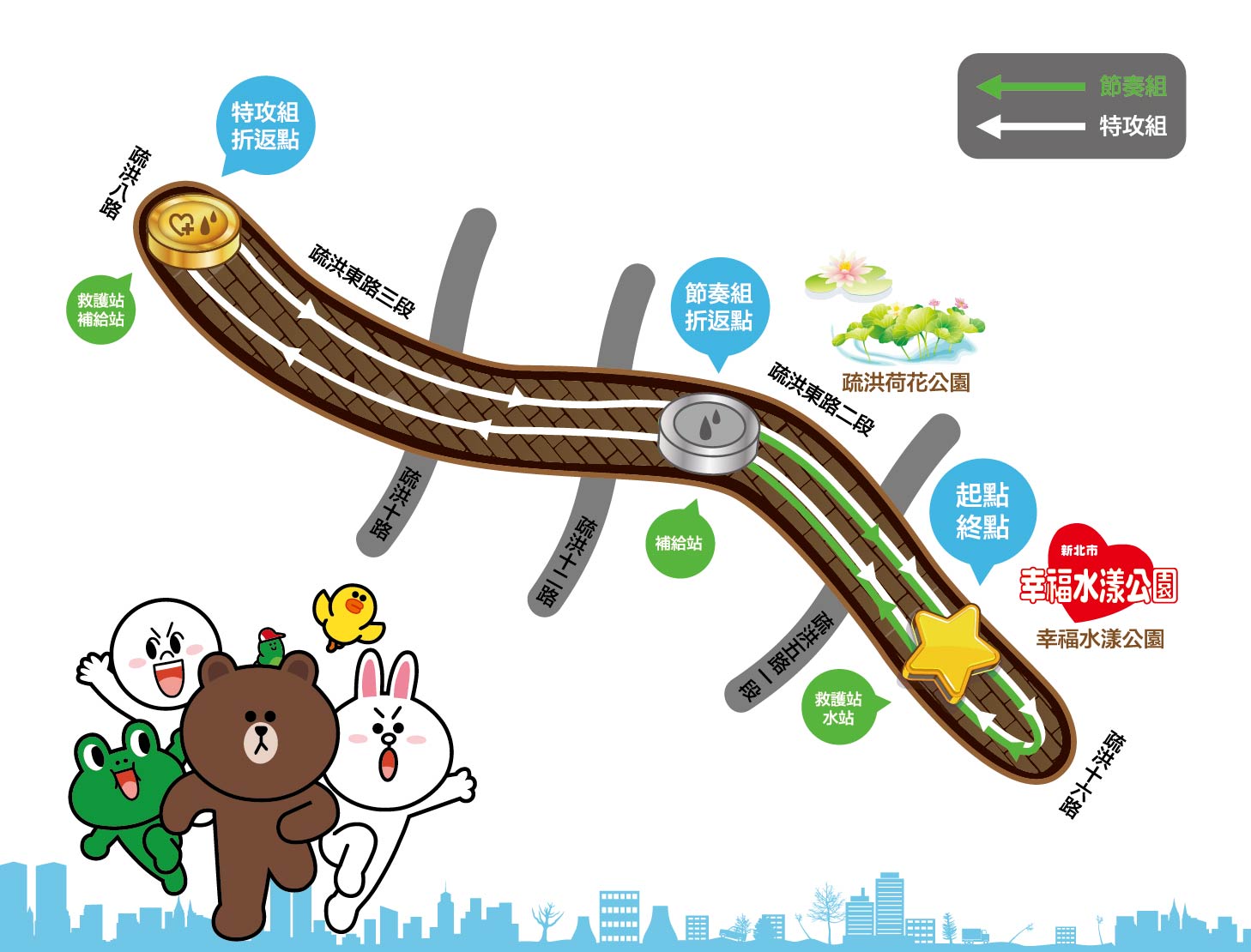 Line 新北場路線圖