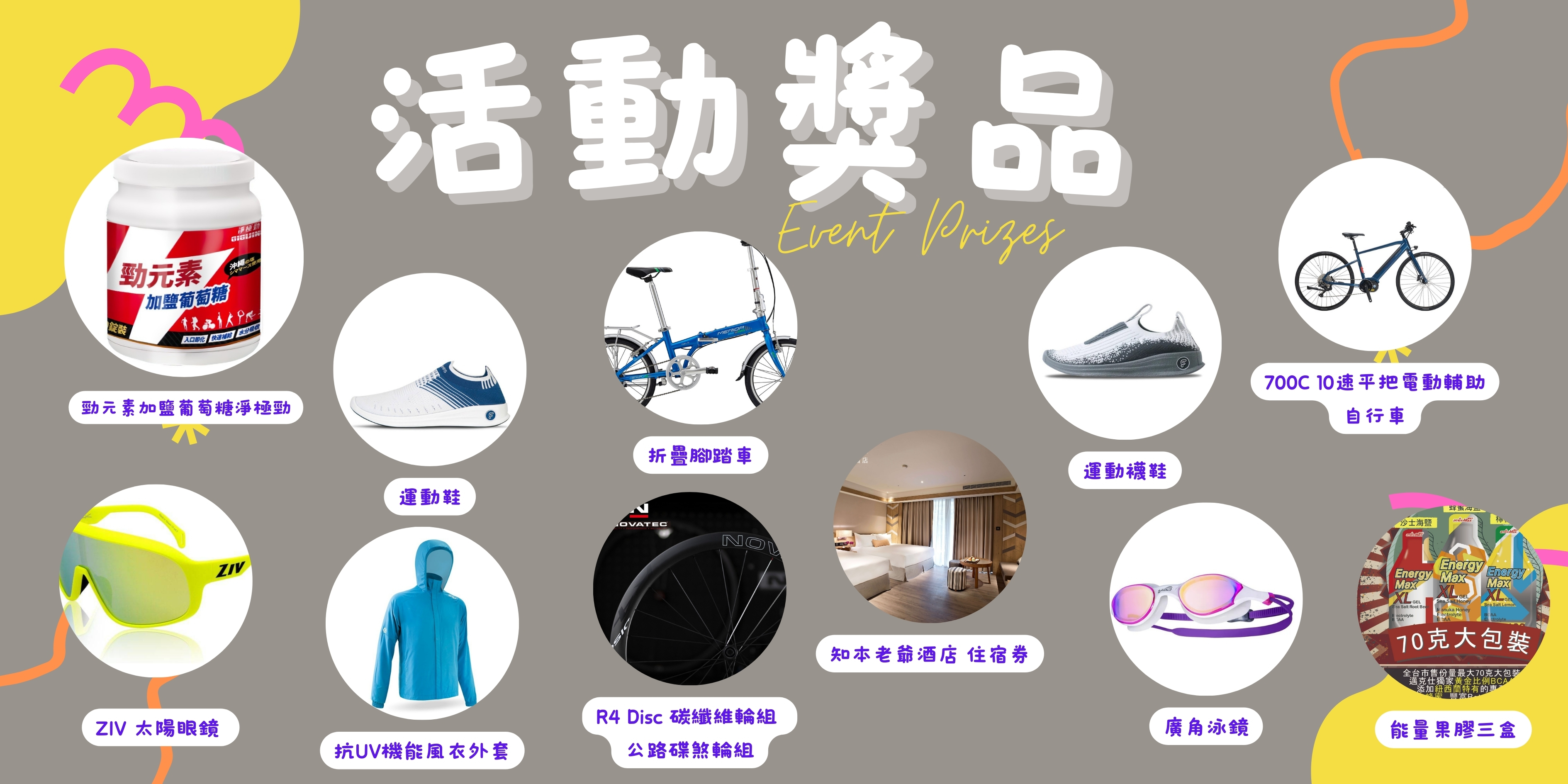 活動獎品時程表